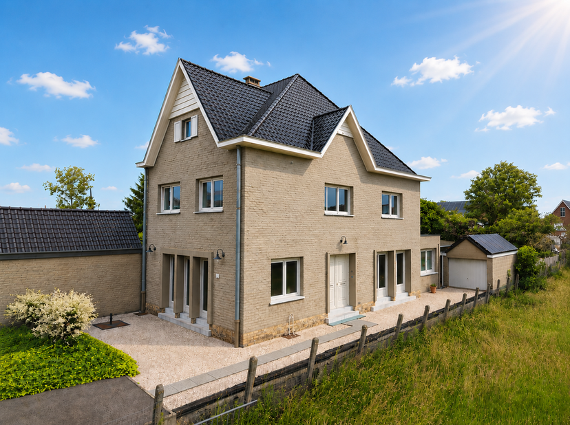 *Jour de visite le 13/06 entre 10h - 12h * SUR RDV* Cette charmante maison semi-mitoyenne de style maison de maître est idéalement située dans une rue