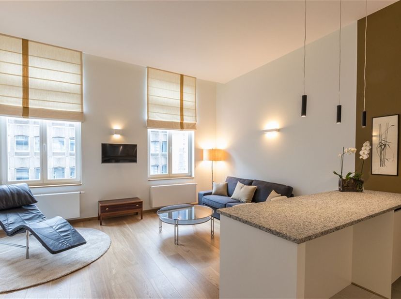 Description: Proche de la place Stéphanie, de ses commerces et des transports en commun, exceptionnel appartement meublé de standing d'une superficie