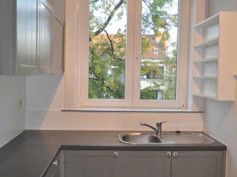 Charmant appartement gelegen in doodlopende straat op 5 min. wandelafstand van station en centrum Kortrijk. Kamers achteraan hebben mooi zicht op tuin