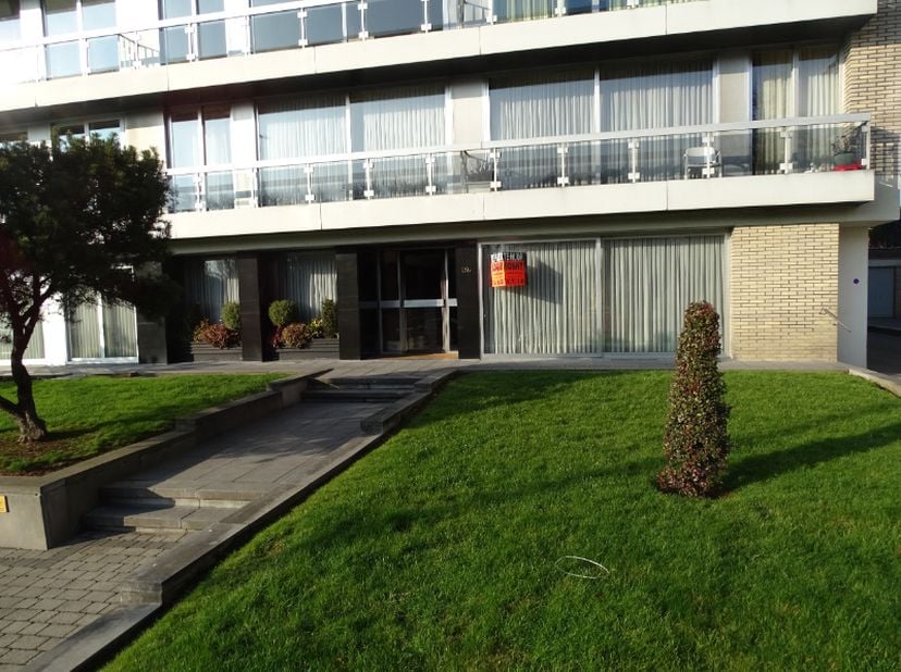 Ideaal voor vrij beroep : In standingvol gebouw aan de Parklaan, verzorgd en ruim gelijkvloers appartement&amp;nbsp; met terras en mogelijkheid individuel