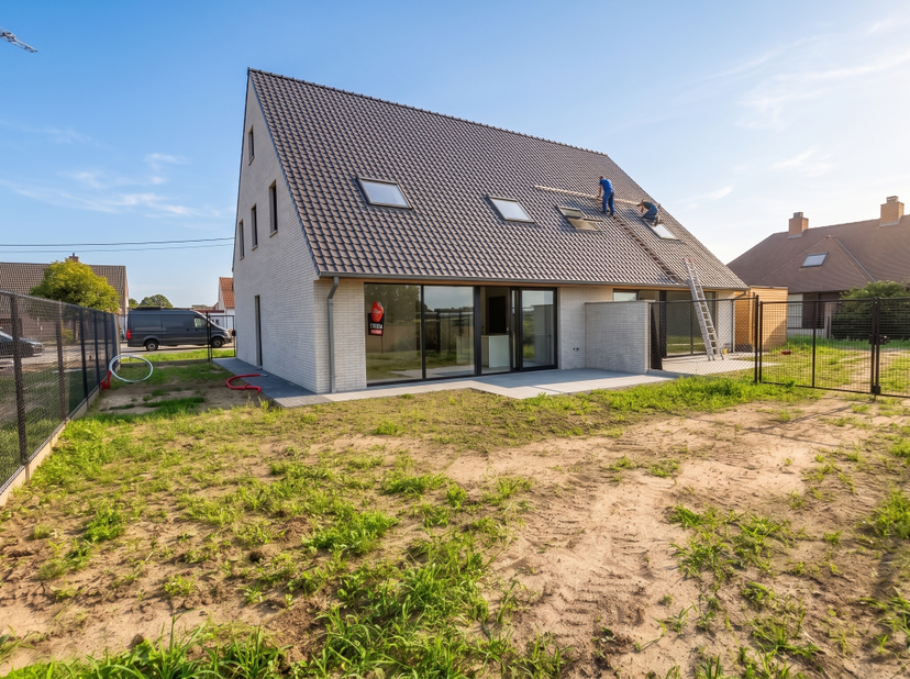 Project van 6 nieuwbouwwoningen op percelen tussen de 375 m2 en 470 m2 en met een bewoonbare oppervlakte tussen de 179 m2 en 186 m2.<br />
De huizen o