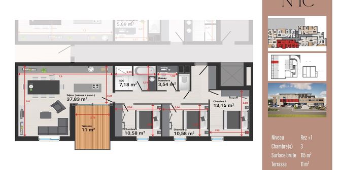 Appartement te koop in Avenue des Alliés 117, 4960 Malmedy