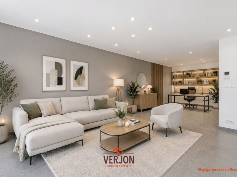 Dit ruim appartement is zeer rustig gelegen in Tielt (Meulebeke) en vlot bereikbaar dankzij de nabijheid van de Randweg (N399) en de Brugsesteenweg (N