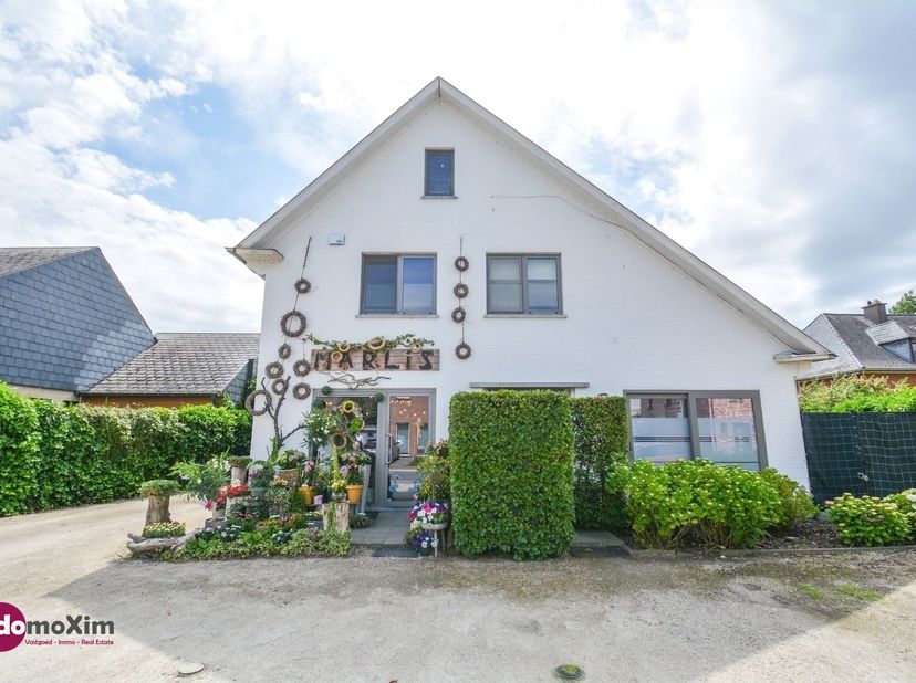 Local commercial avec logement, idéalement situé à Kampenhout<br />
 <br />
Derrière cette maison individuelle construite en 1963 se cache une histo