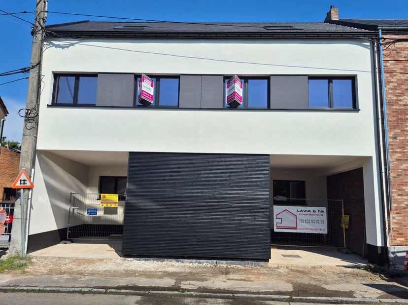 FLEURUS - Lambusart bientôt disponible. Deux nouvelles maisons mitoyennes vendues en gros œuvre fermé de 155m² à 163m² composées chacune de 5 chambres