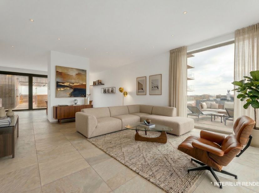 Interesse? Meer informatie op www.SWEVERS.be. - Dit ruime penthouse van 204 m² bevindt zich op de vierde en vijfde verdieping van een residentie in Ha