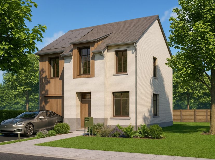 Exclusieve open bebouwing op toplocatie in Lubbeek<br />
Op zoek naar een nieuwbouwwoning te koop in Lubbeek die ruimte, luxe en energiezuinigheid com