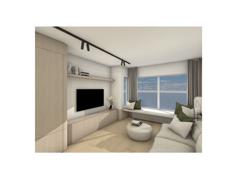 Dans l'élégante résidence Auteuil, située dans la paisible Louisastraat 37 à Ostende, vous trouverez ce bel appartement au 5ème étage. Situé dans une