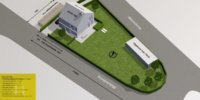 Grond te koop in Konijnenpijp zn 57, 3920 Lommel