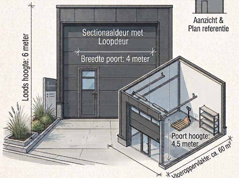 Bedrijfsvastgoed te huur in Nelekouter 1,
                    8800 Roeselare