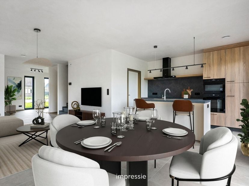Op een aangename locatie in Heist-op-den-Berg bevindt zich deze moderne en uiterst energiezuinige nieuwbouwwoning, ideaal voor wie comfortabel en toek