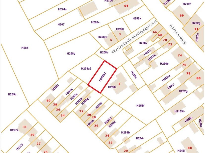 Grond te koop in Charles Louis Verstryngestraat (lot 5),
                    9991 Adegem