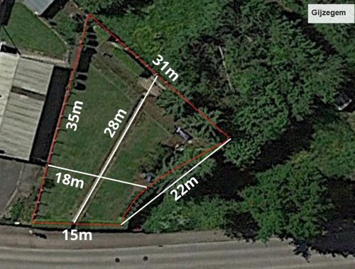                                         Bouwgrond te koop in Gijzegem, € 164.000
