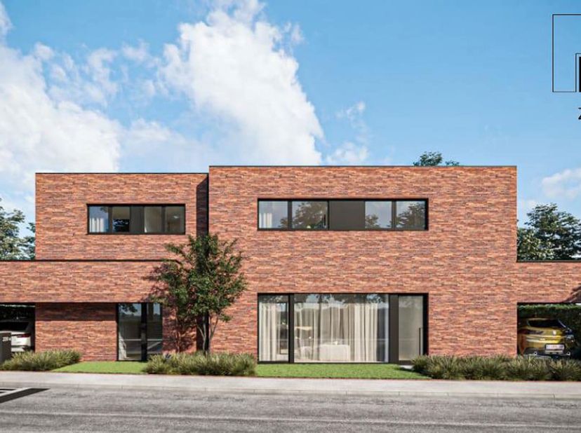 Elke zondag welkom op ons kantoor van 10u-12u voor meer info over de nieuwbouwprojecten!<br />
De linkerwoning heeft een bruto-oppervlakte van 173m² e