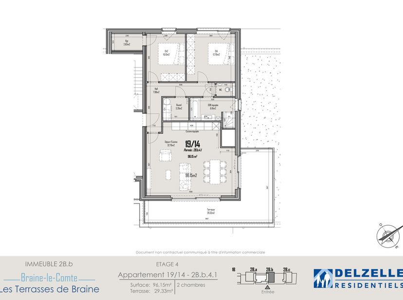 Appartement te koop
                    in 7090 Braine-le-Comte