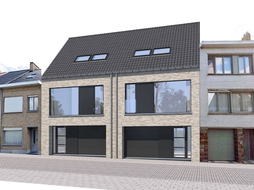 Prachtige nieuwbouwwoning  (LOT 1 IS VERKOCHT) gelegen op slechts 100m van de spuikom.<br />
<br />
Indeling (LOT 2):<br />
<br />
Inkomhall, 3 toilet