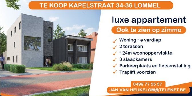 Huis te koop in Kapelstraat 34-36, 3920 Lommel