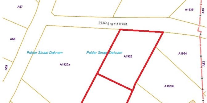 Grond te koop in Palingsgatstraat ., 9112 Sinaai