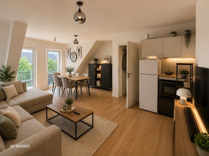 Appartement te koop in Nieuwe Kempen 12 bus 32,
                    3600 Genk