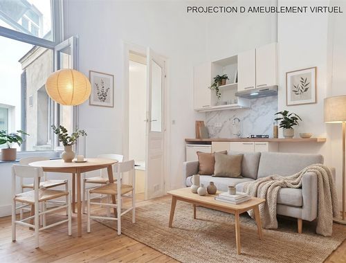                                         Studio met slaaphoek te huur in Elsene, € 800
