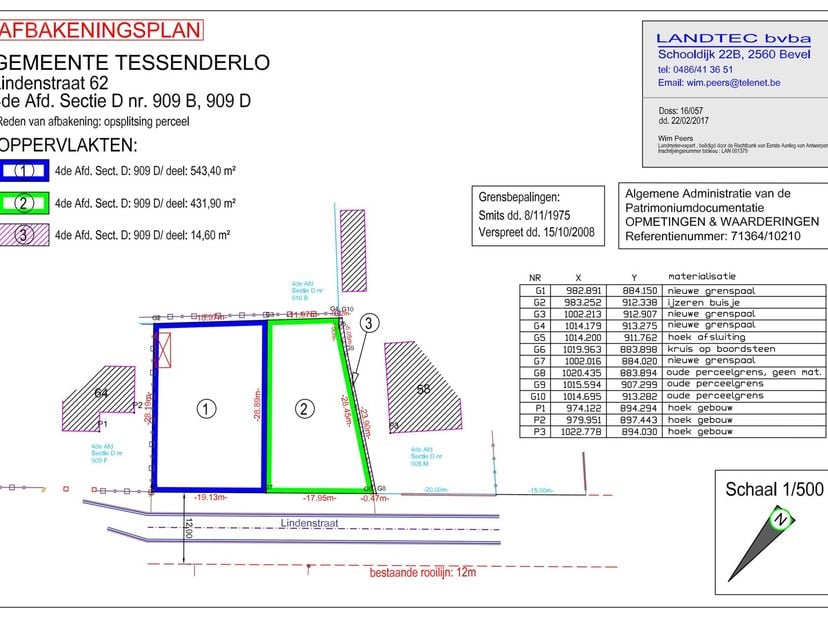 Bouwgrond voor open bebouwing in een rustige straat te Engsbergen-Tessenderlo. &amp;nbsp;Lot 2 op het plan, 4 are 31 ca.<br />
<br />
Het perceel heeft ee