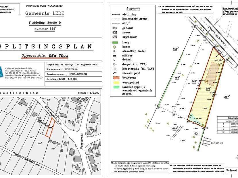Terrain à vendre
                    à 9340 Lede