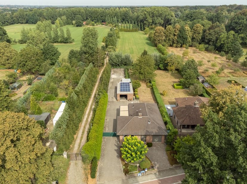 In een gegeerde, groene wijk van Kapellen vindt u deze ruime villa op een prachtig perceel van 1.650 m². De woning omvat een leefruimte van 37 m², een