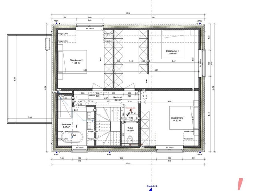 Villa neuve moderne à l'architecture épurée. Cette nouvelle construction fait partie d'un mini-parc de 3 lots, tous d'un style architectural différent