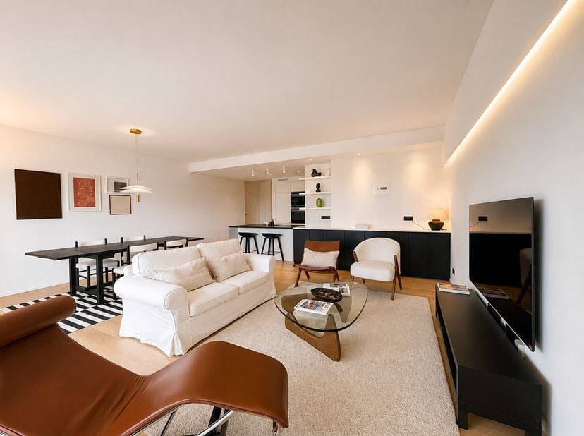 www.expat-housing.be biedt een prachtig gemeubileerd of ongemeubileerd appartement aan, onlangs gerenoveerd, in een uitzonderlijke groene omgeving aan