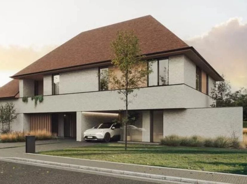 Luxe energiezuinige nieuwbouwwoning te Zonhoven (Zuid West gerichte tuin)<br />
LAATSTE WONING - Lot 2 HOB: Unieke instapklare nieuwbouwwoning met kar