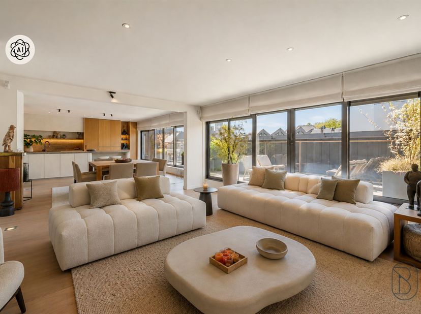 Pal in het centrum gelegen exclusief penthouse met 3 slk en 2 badkamers, vlakbij park Baron Casier en op wandelafstand van de Markt.<br />
<br />
In