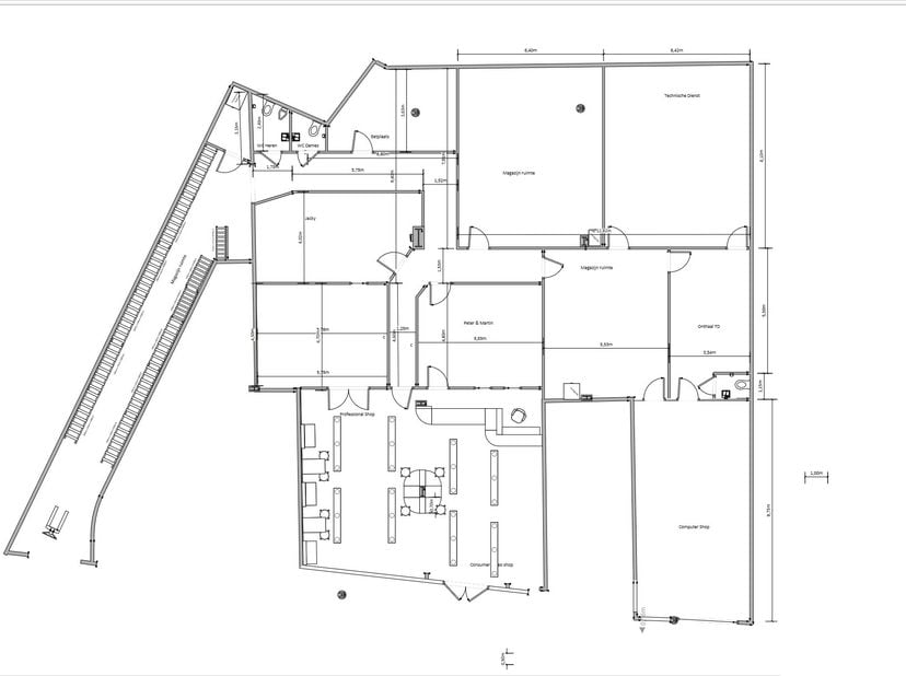 Dit handelspand is een polyvalente ruimte geschikt voor alle doeleinden: kantoren, winkel, supermarkt en meer!   Gelegen in een zijstraat van de Breda