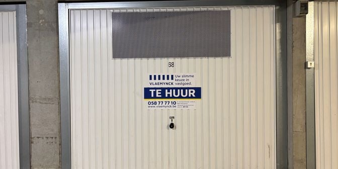 Garage te huur in Robert Orlentpromenade 13 - 37, 8620 Nieuwpoort