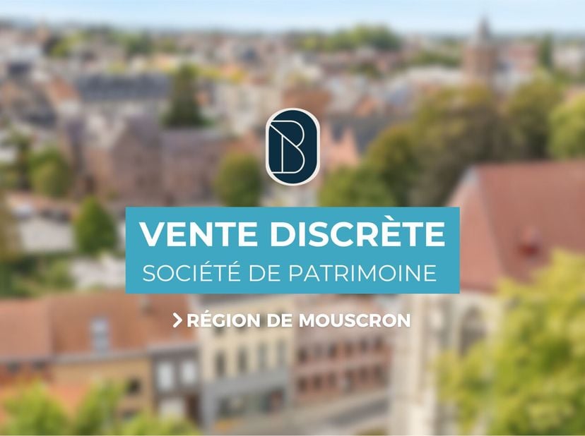 Unieke kans: een patrimoniumvennootschap bestaande uit 9 panden, voornamelijk en ideaal gelegen in de regio Moeskroen.<br />
<br />
Het bevat:<br />