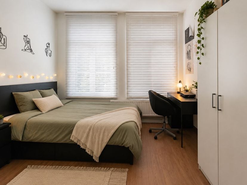 ENKEL VOOR STUDENTEN!!<br />
`Deze moderne studentenkamer bevindt zich in een recent gebouwd vlakbij campussen van AP en de UA. De kamer is efficiënt