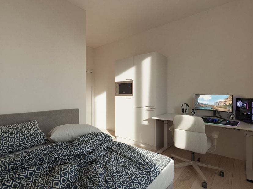 ** Verkoop onder btw **&amp;nbsp;Op zoek naar een comfortabele plek om te studeren en te ontspannen? Deze ingerichte studentenkamer aan de achterzijde op