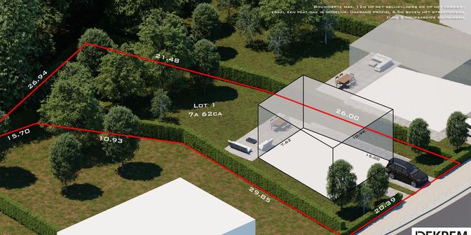 Terrain à vendre à Varentstraat 1, 3118 Werchter
