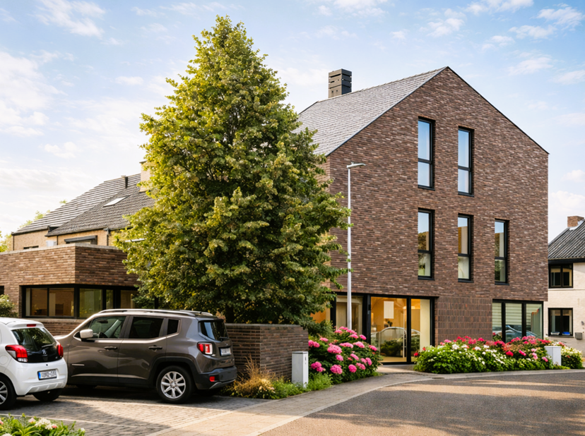 In de Canadastraat, op 1,5 km van de kleine ring van Hasselt, verkopen wij een woning die deel uitmaakt van oHase, een groene nieuwe buurt langs het A