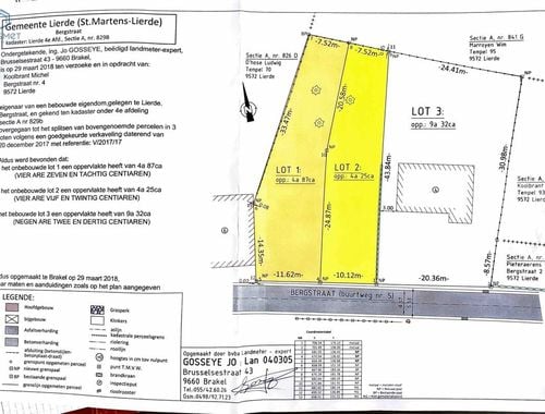                                         Terrain à bâtir à vendre à Sint-Martens-Lierde, € 135.000
