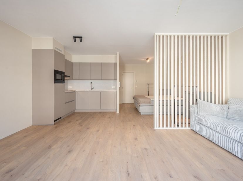 Zeer leuke pied-à-terre te huur.<br />
<br />
Zeer leuke studio, volledig vernieuwd, aan de zonnige zijde van de Lippenslaan.&amp;nbsp;<br />
<br />
Samen