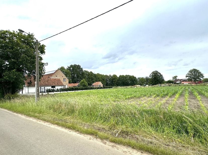 Zeer rustig en residentieel gelegen bouwperceel van 10 A 50 CA (LOT 2 op het verkavelingsplan) voor open bebouwing in een rustige straat in het landel
