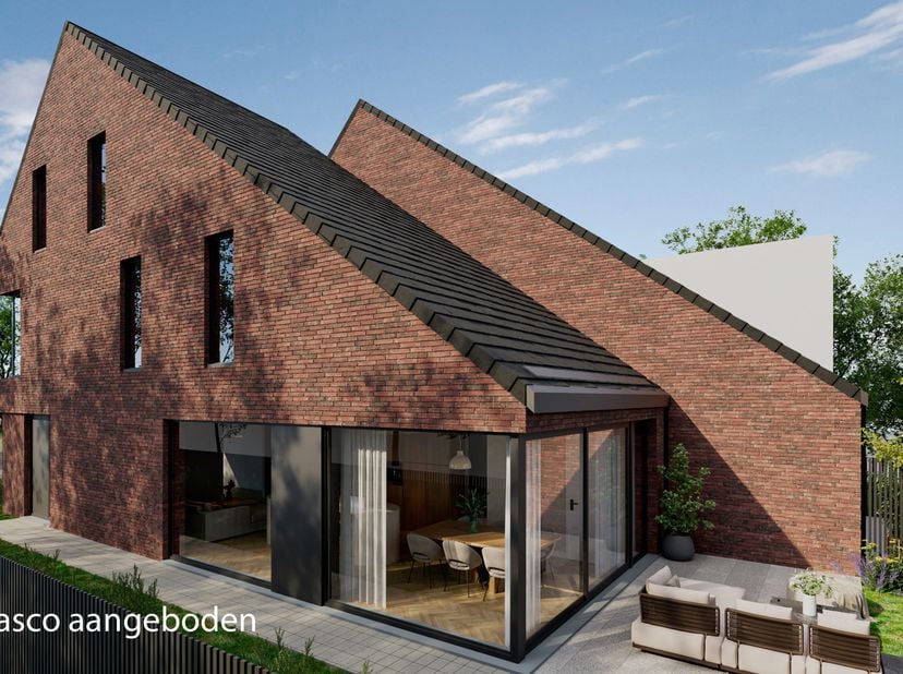 Casco nieuwbouwwoning met 3 slaapkamers te koop in Wuustwezel<br />
Halfopen en energiezuinige nieuwbouwwoning die u volledig naar eigen smaak kan afw
