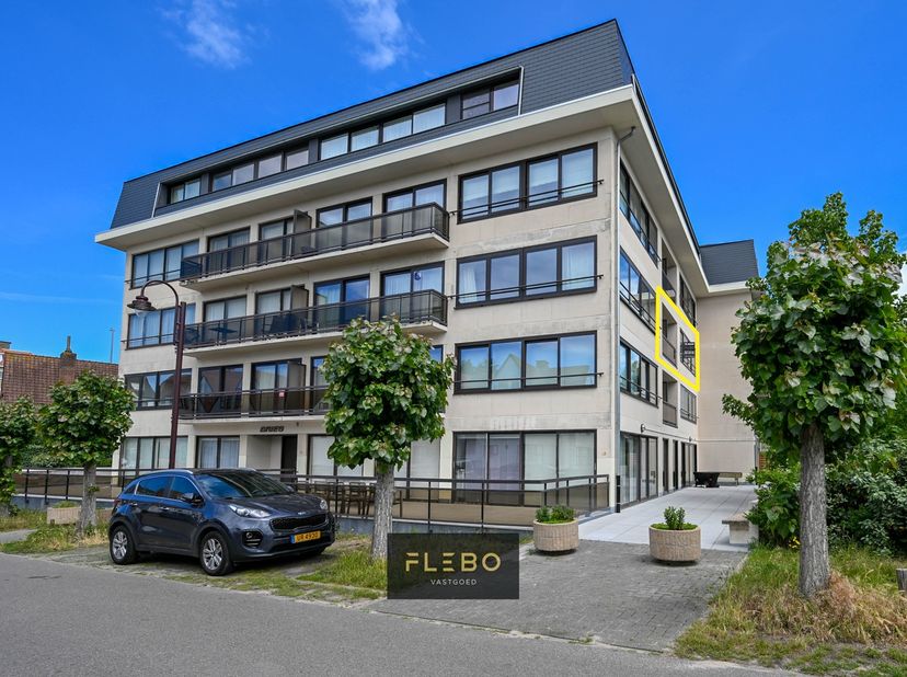 Op een uitstekende ligging in de gegeerde Concessie van De Haan, op minder dan 150 meter van het strand, bevindt zich dit charmante appartement met 2