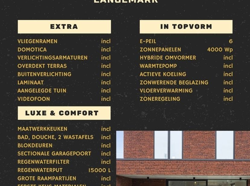 Droom je van een energiezuinige en luxueus afgewerkte nieuwbouwwoning op een rustige locatie? Dan is deze instapklare woning in Langemark precies wat