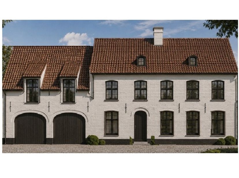 Uw eigen woning bouwen in het Pittoreske Lapscheure/Damme?<br />
Dit vergunde bouwproject biedt u de kans om uzelf een jaar aan plannen, tekenen en st