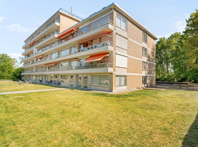 Op een gunstige ligging aan de ring van Turnhout bevindt zich dit goed onderhouden appartement met drie slaapkamers, twee terrassen en een ondergronds