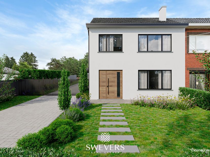 Voor meer info en fotos, surf naar www.swevers.be  Op een rustige en groene locatie in Diepenbeek vindt u deze halfopen gezinswoning met veel potentie