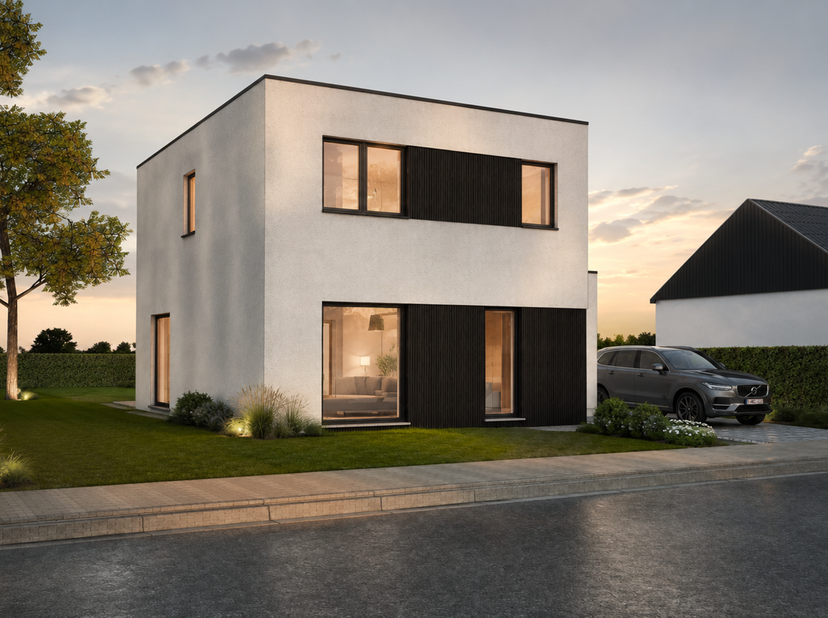 Maison neuve unique sur un terrain de 13a22ca dans un quartier recherché de Tervuren (Duisburg).<br />
Située dans une rue calme et résidentielle, à p