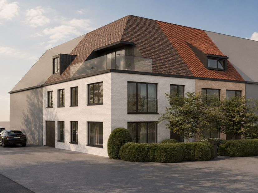 Deze uitzonderlijke townhouse bevindt zich op een uiterst gegeerde locatie aan de rand van het Zoute, in een rustige en groene omgeving nabij het excl
