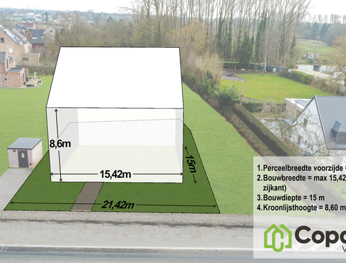                                         Terrain à bâtir à vendre à Duffel, € 299.000
